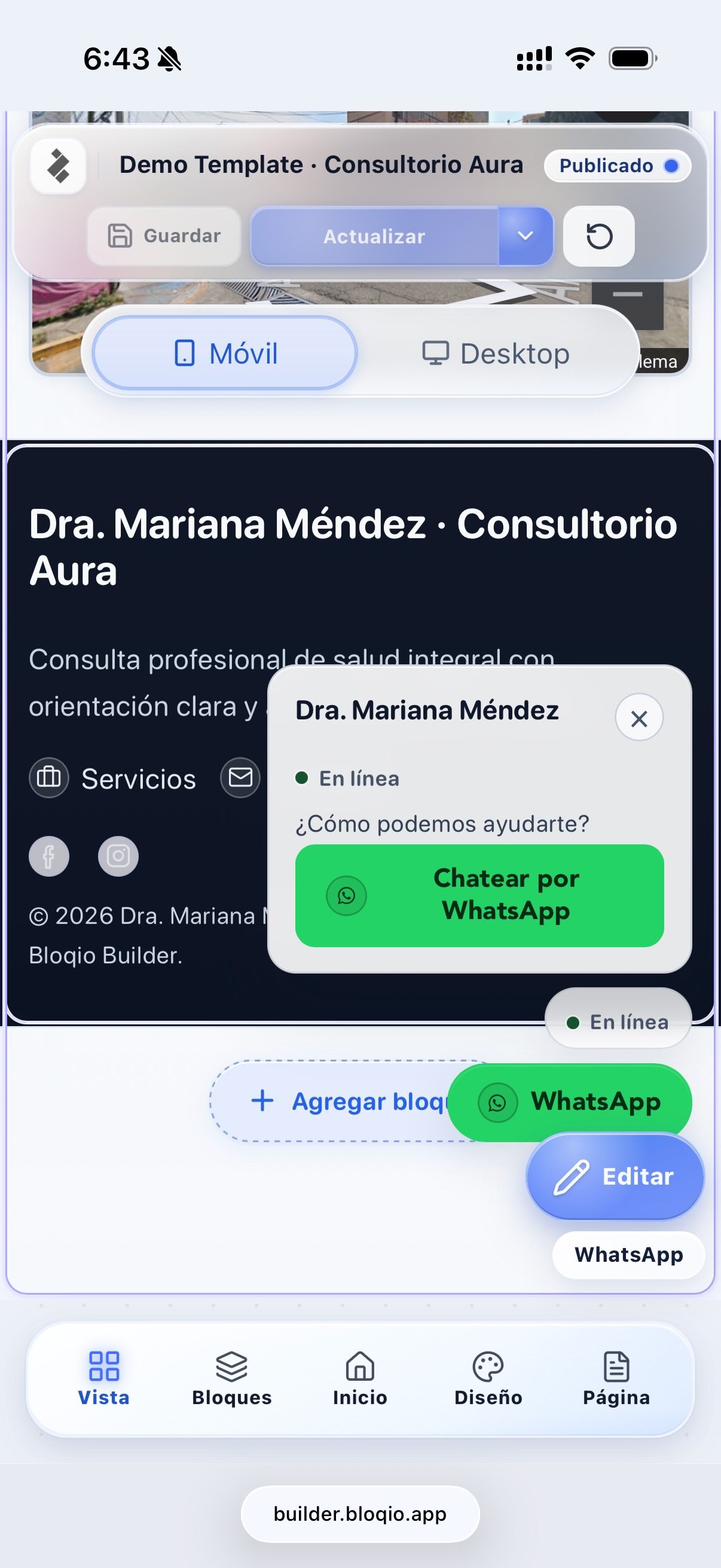 Demo: WhatsApp